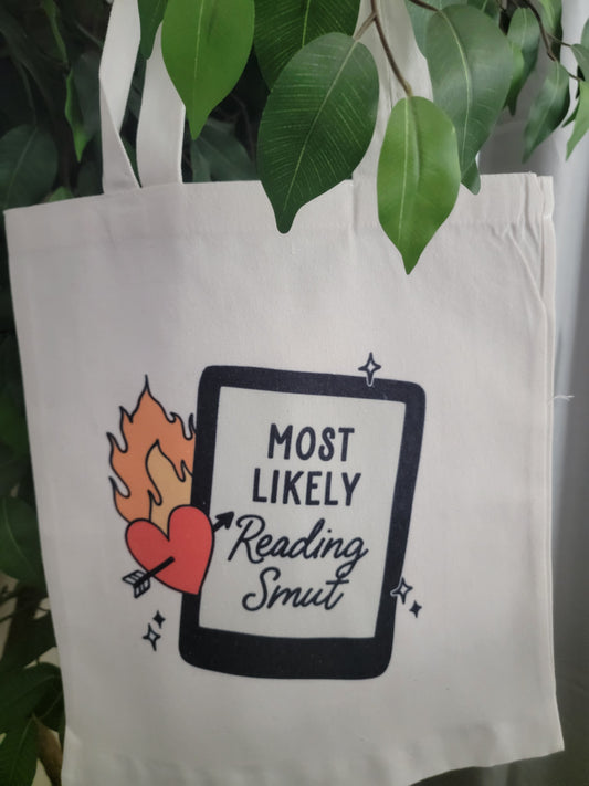Most Likely Reading Smut Canvas Tote Bag